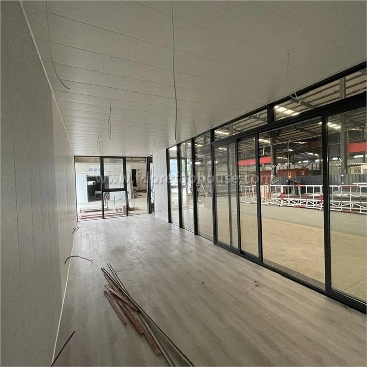 Black Glass Container Exhibition Hall