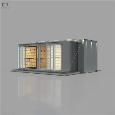 Cửa hàng container có thể mở rộng phiên bản 20gp